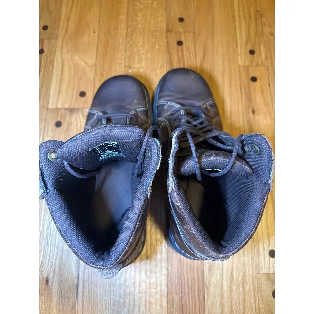 Dr Martens Soren Boots Mens 11 Brwn Distressed Leather Lace Up Combat